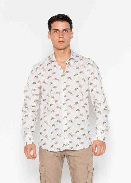CAMISA M/L ESTAMPADA VOILÈ CHAMELEON