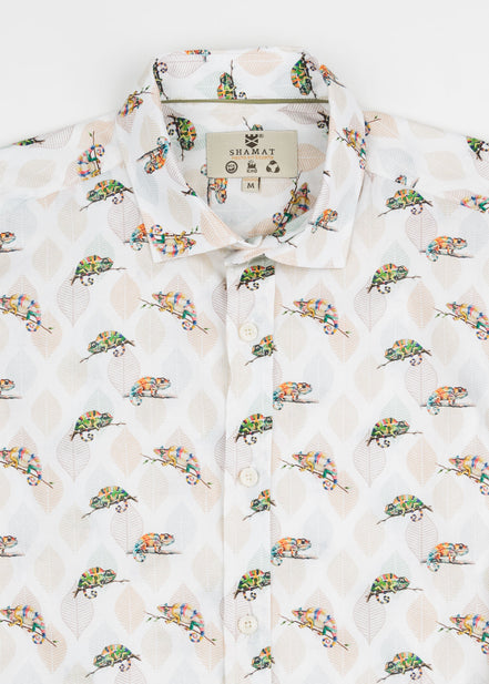 CAMISA M/L ESTAMPADA VOILÈ CHAMELEON
