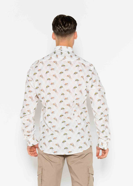 CAMISA M/L ESTAMPADA VOILÈ CHAMELEON