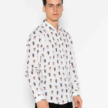CAMISA M/L ESTAMPADA VOILÈ DACHSHUND