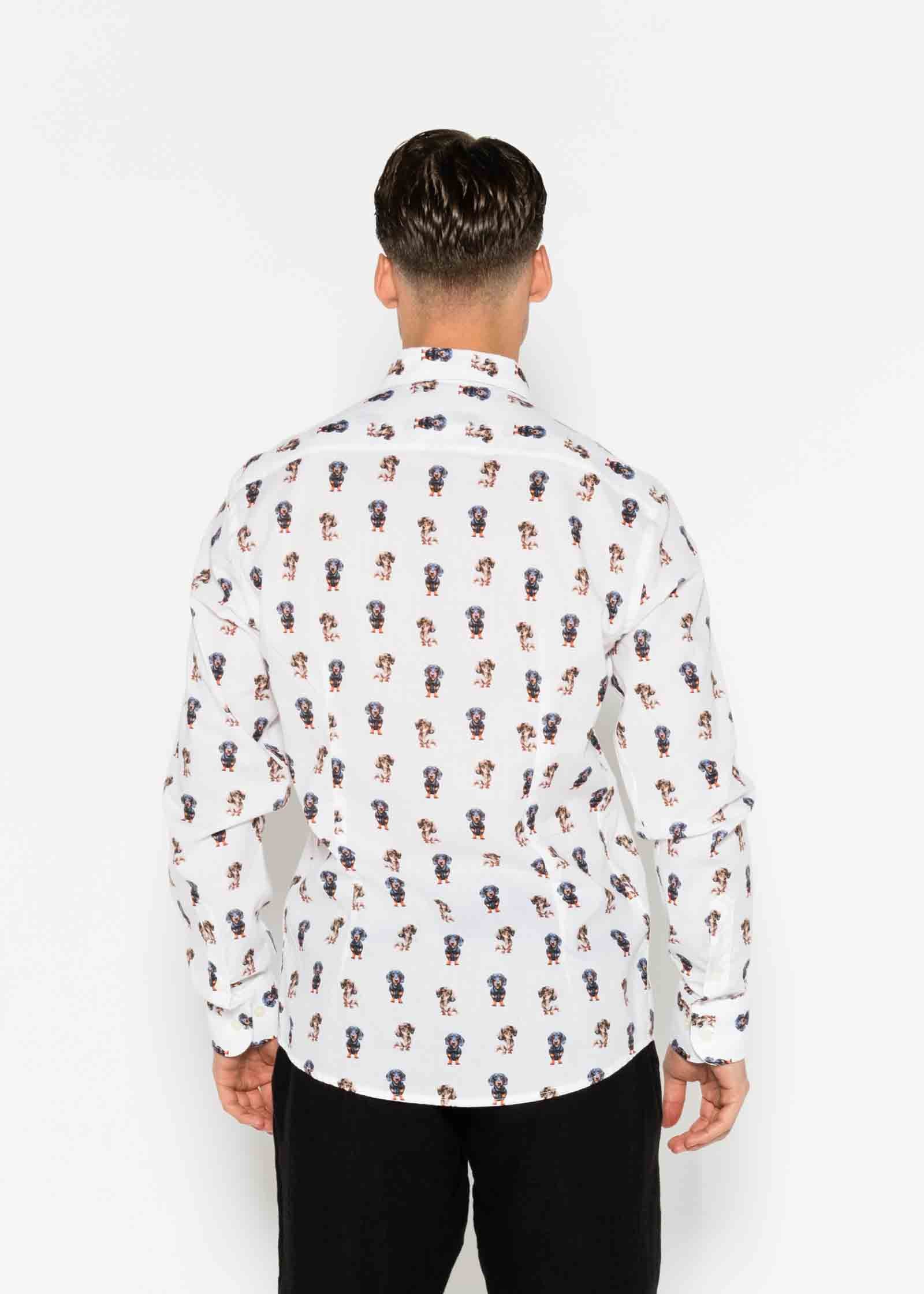 CAMISA M/L ESTAMPADA VOILÈ DACHSHUND