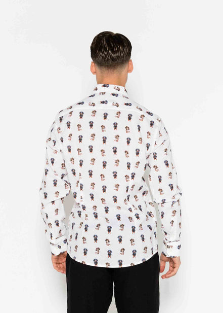 CAMISA M/L ESTAMPADA VOILÈ DACHSHUND