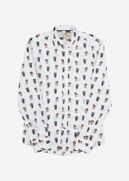CAMISA M/L ESTAMPADA VOILÈ DACHSHUND