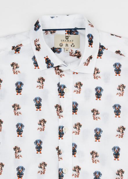 CAMISA M/L ESTAMPADA VOILÈ DACHSHUND