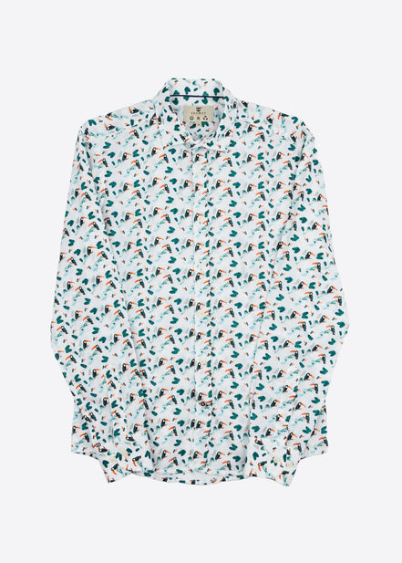 CAMISA M/L ESTAMPADA VOILÈ TUCÁN