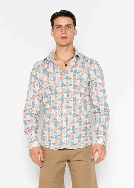 CAMISA M/L ESTAMPADA VOILÈ ATLANTIC