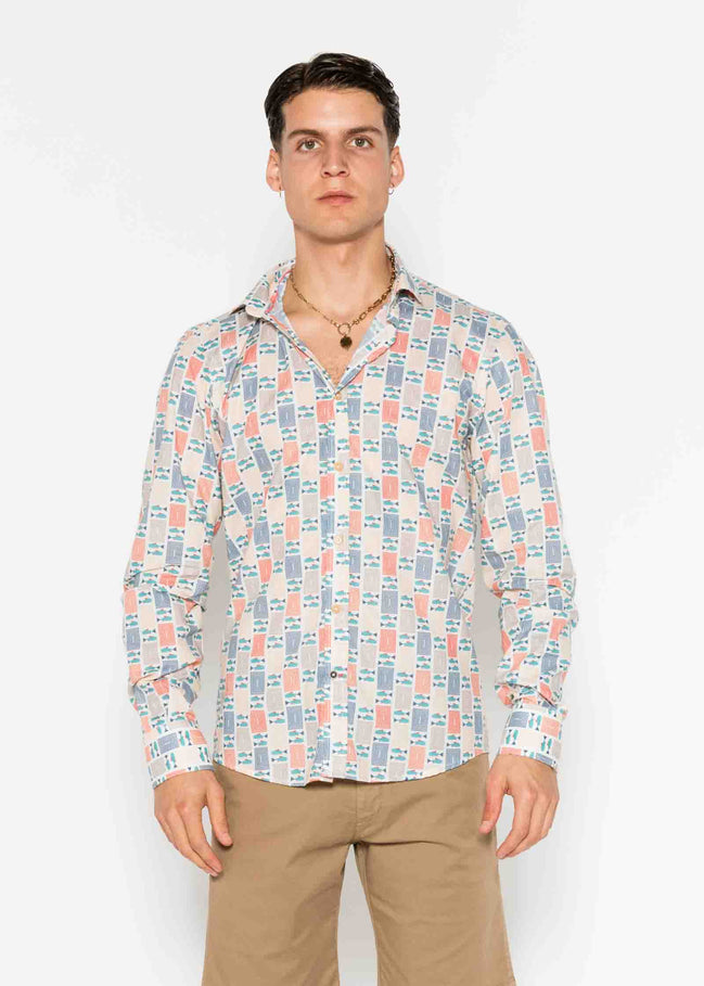 CAMISA M/L ESTAMPADA VOILÈ ATLANTIC