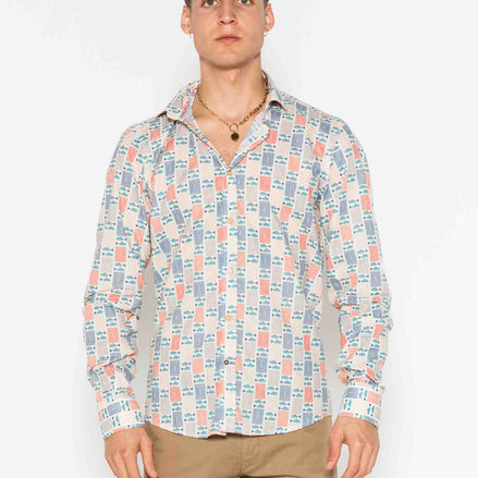 CAMISA M/L ESTAMPADA VOILÈ ATLANTIC