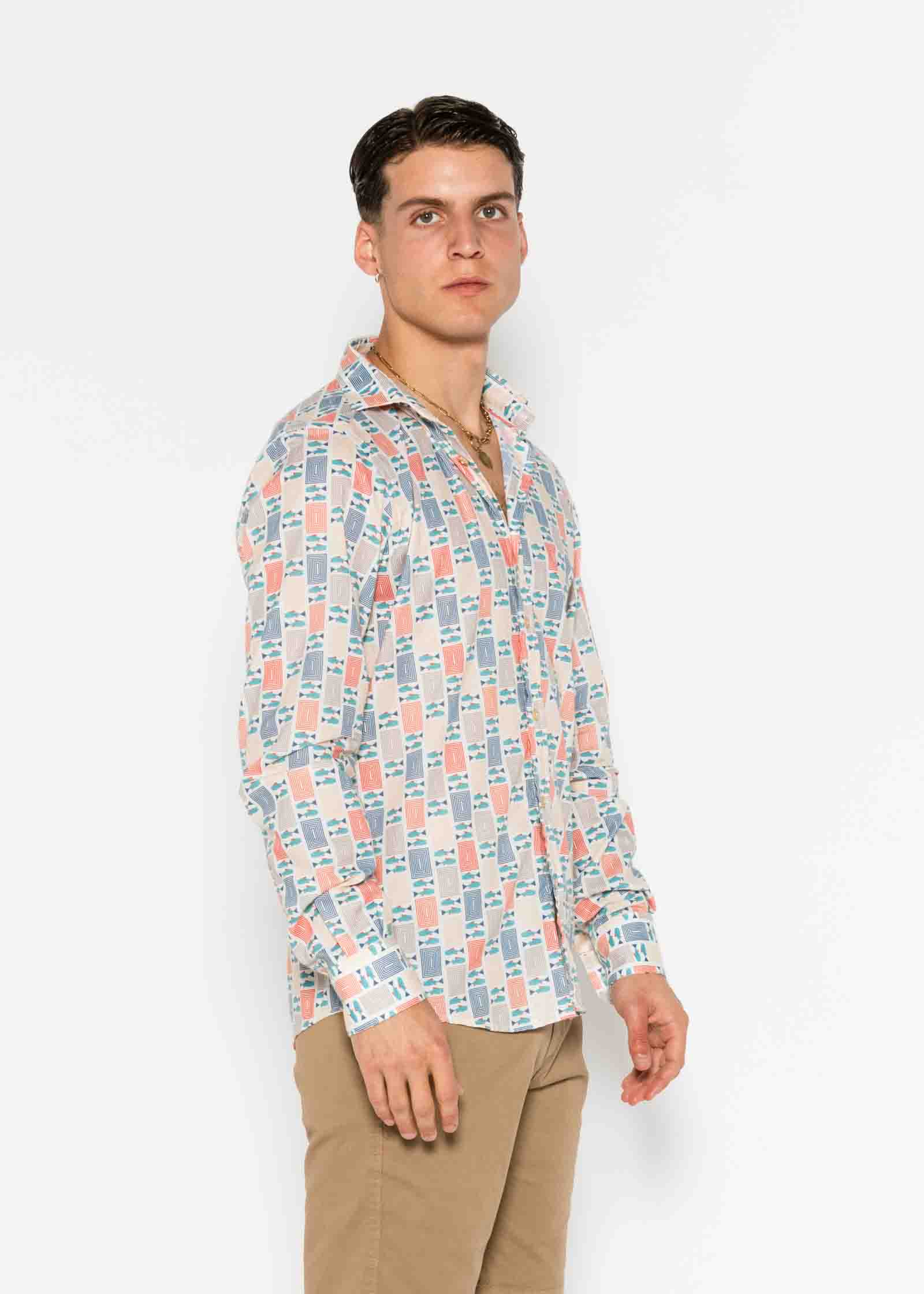 CAMISA M/L ESTAMPADA VOILÈ ATLANTIC