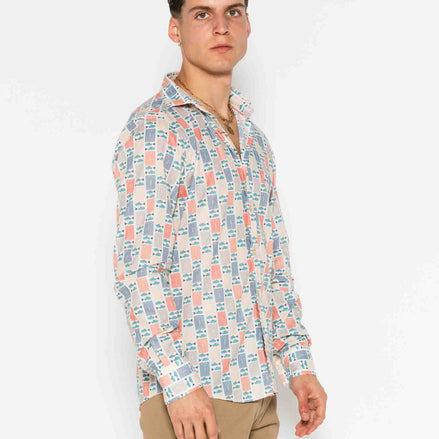 CAMISA M/L ESTAMPADA VOILÈ ATLANTIC