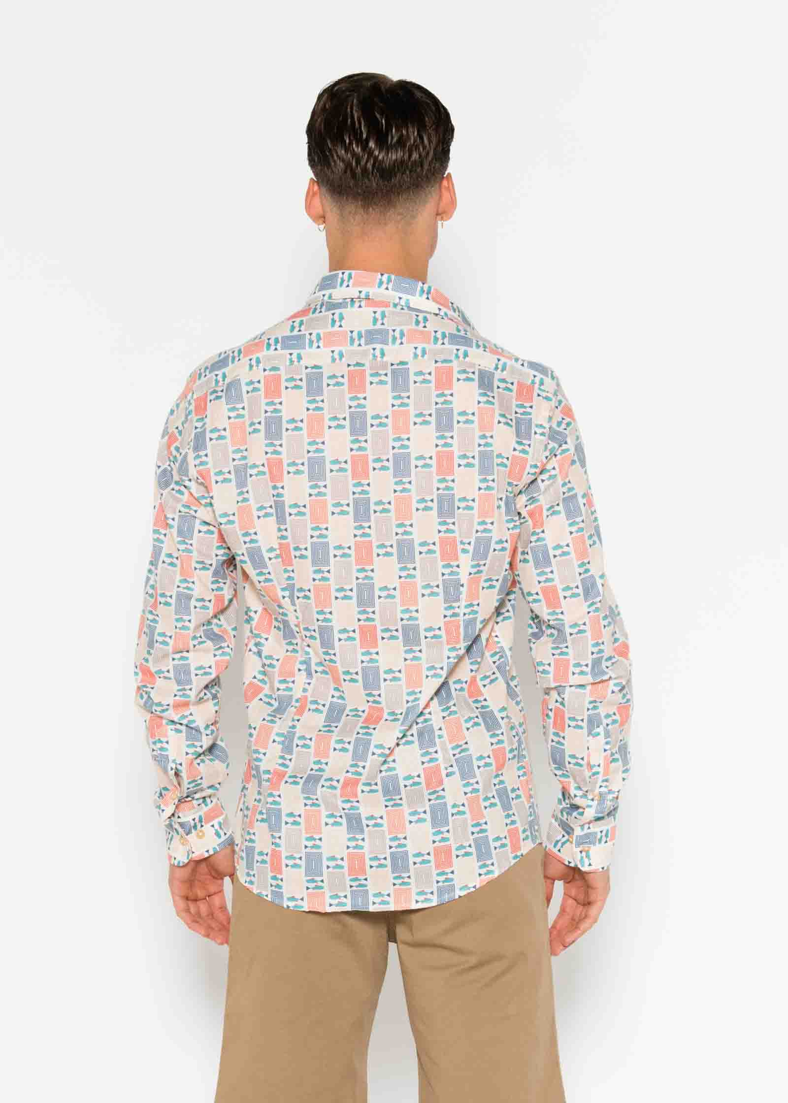 CAMISA M/L ESTAMPADA VOILÈ ATLANTIC