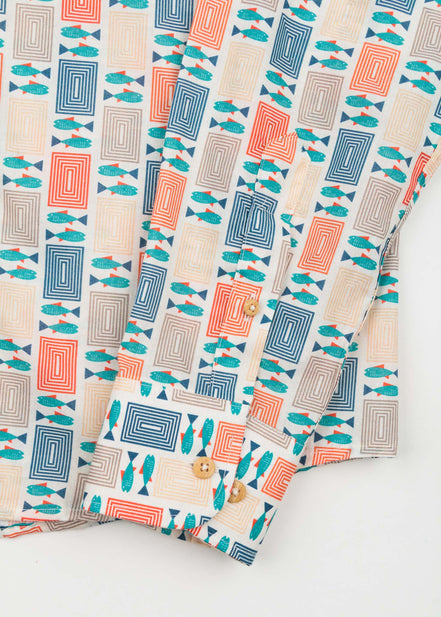 CAMISA M/L ESTAMPADA VOILÈ ATLANTIC