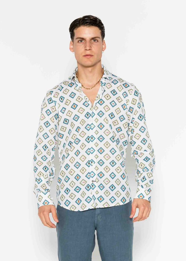 CAMISA M/L ESTAMPADA VOILÈ BEETLE