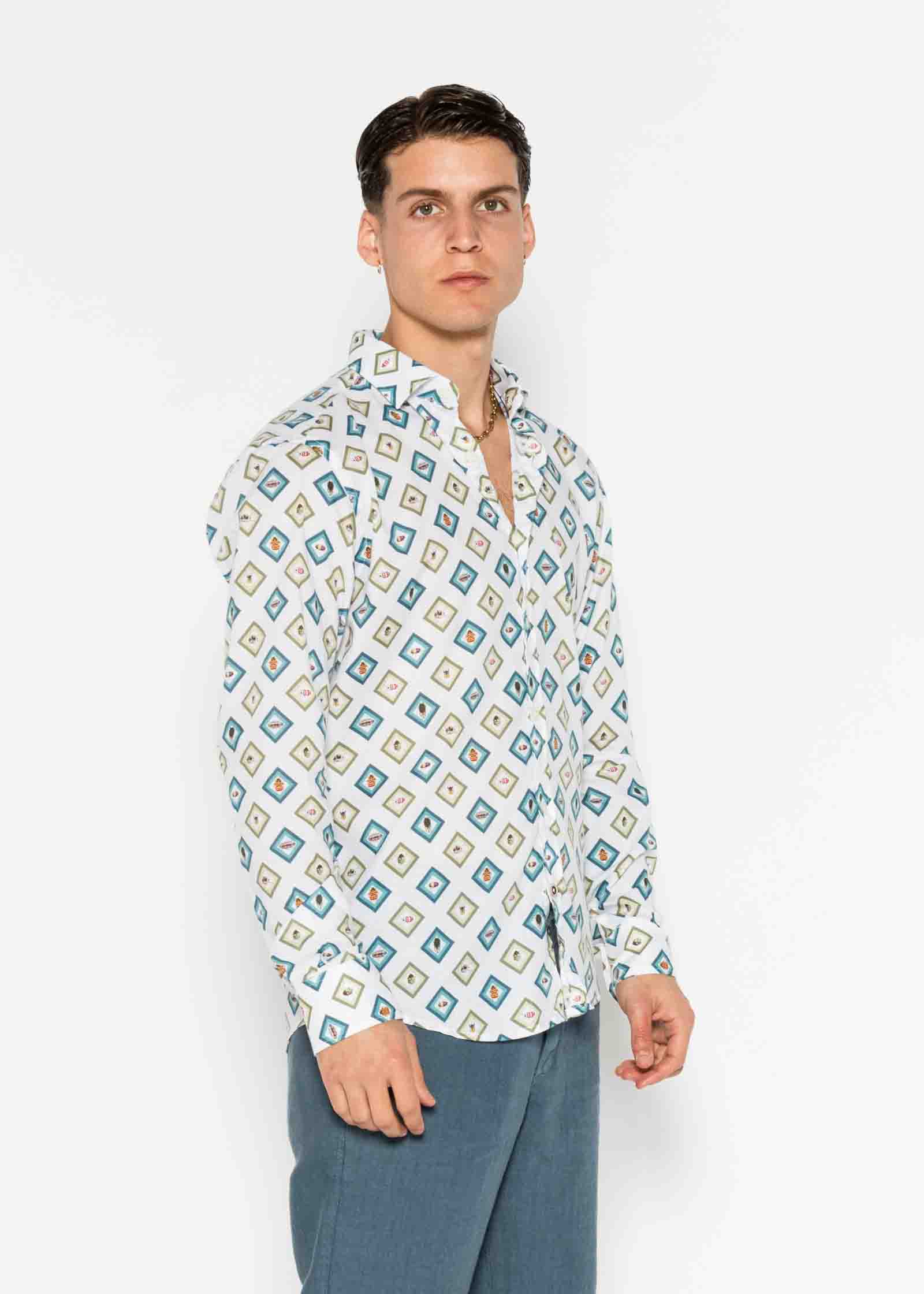 CAMISA M/L ESTAMPADA VOILÈ BEETLE