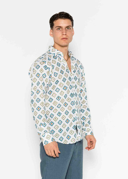 CAMISA M/L ESTAMPADA VOILÈ BEETLE