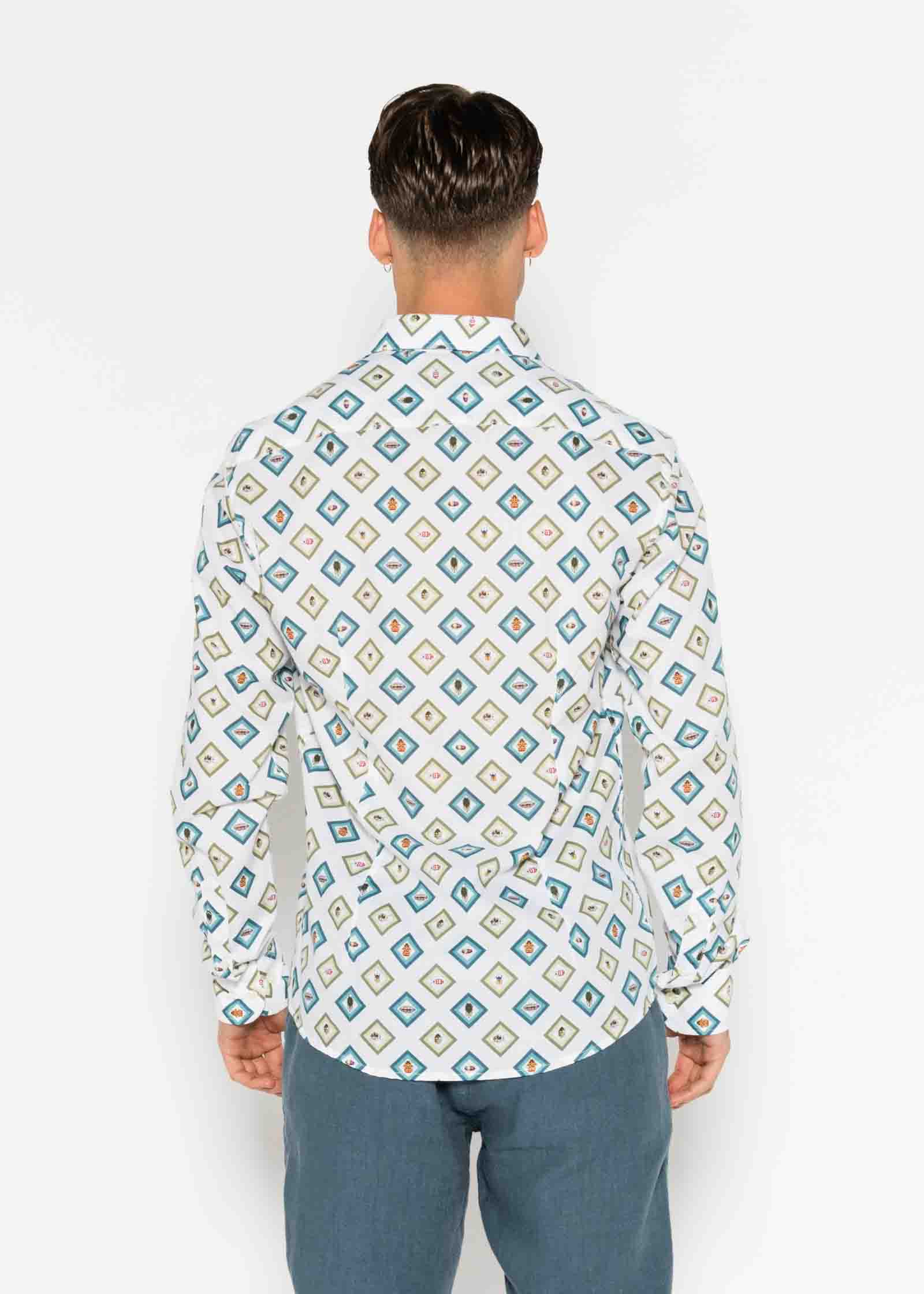 CAMISA M/L ESTAMPADA VOILÈ BEETLE
