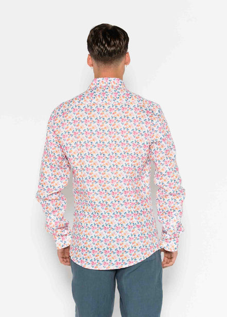 CAMISA M/L ESTAMPADA LINO
