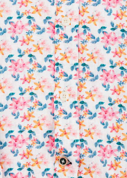 CAMISA M/L ESTAMPADA LINO