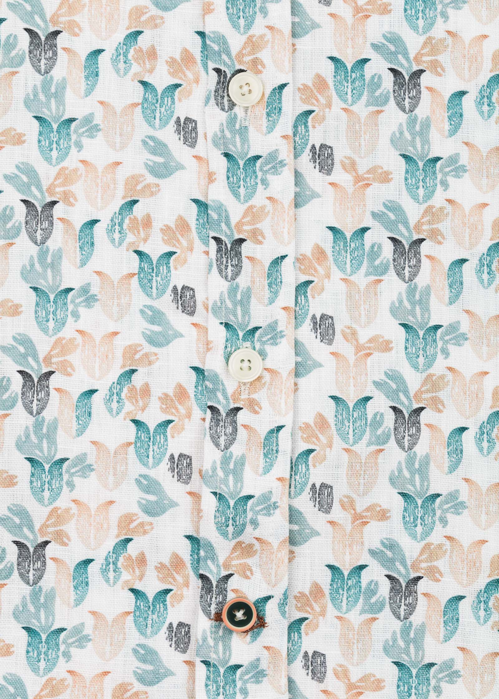 CAMISA M/L ESTAMPADA LINO