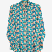 CAMISA M/L ESTAMPADA LINO