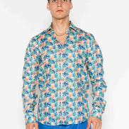 CAMISA M/L ESTAMPADA LINO