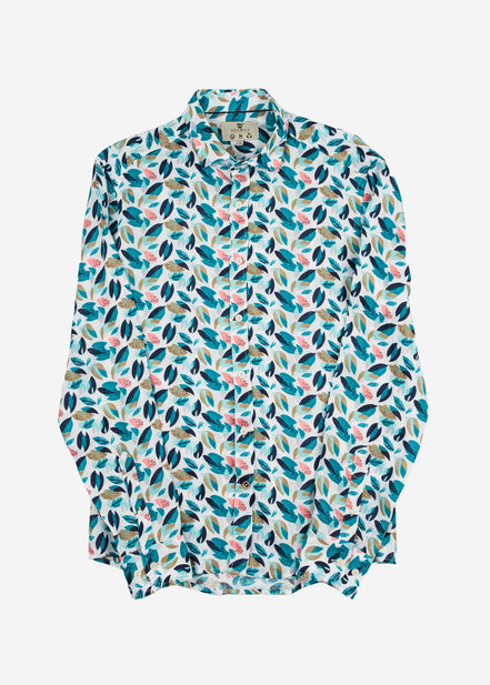 CAMISA M/L ESTAMPADA LINO