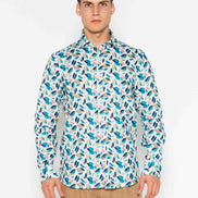 CAMISA M/L ESTAMPADA LINO