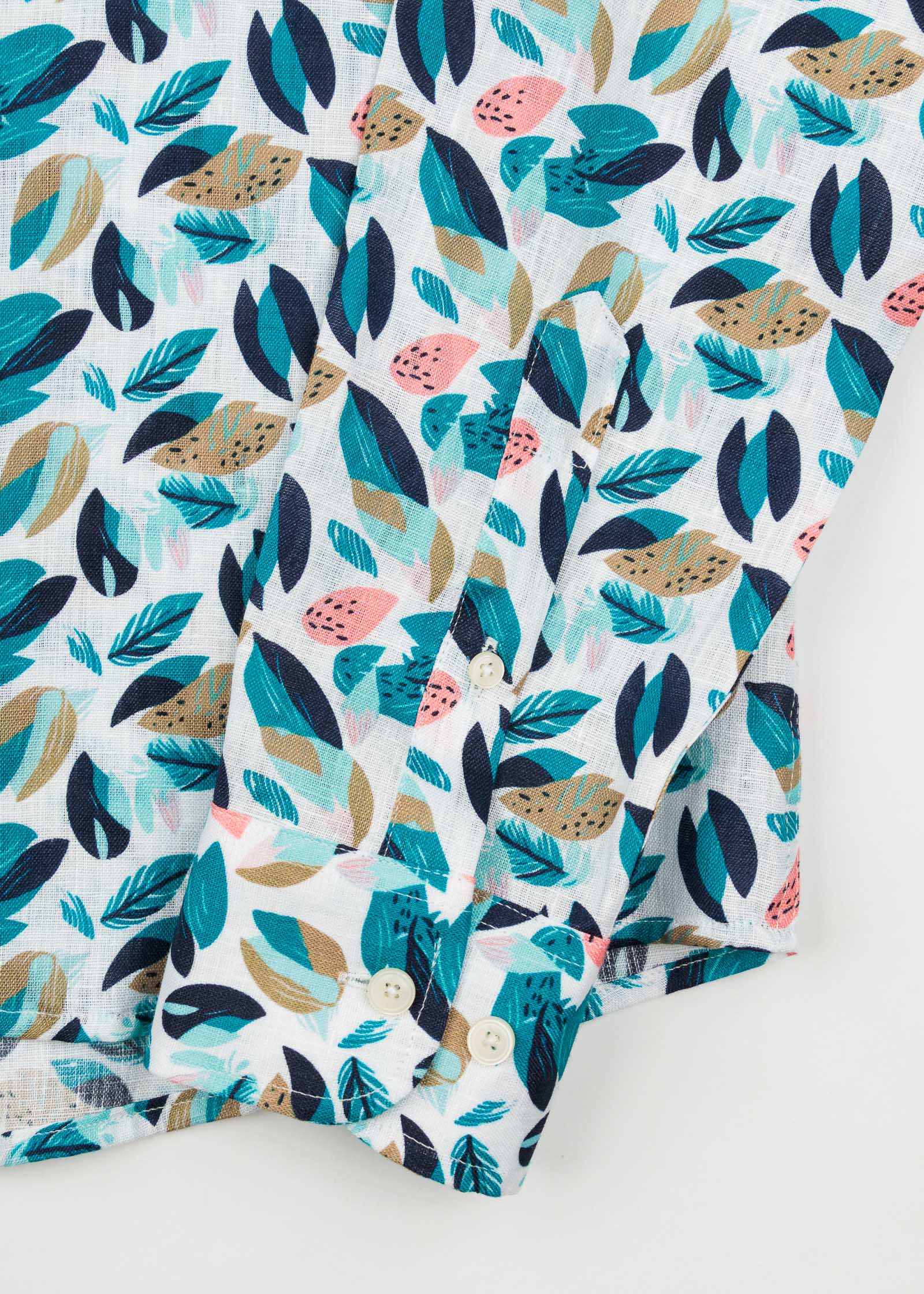 CAMISA M/L ESTAMPADA LINO