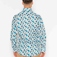 CAMISA M/L ESTAMPADA LINO