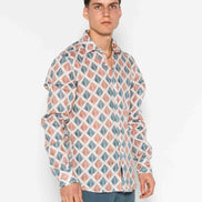 CAMISA M/L ESTAMPADA LINO
