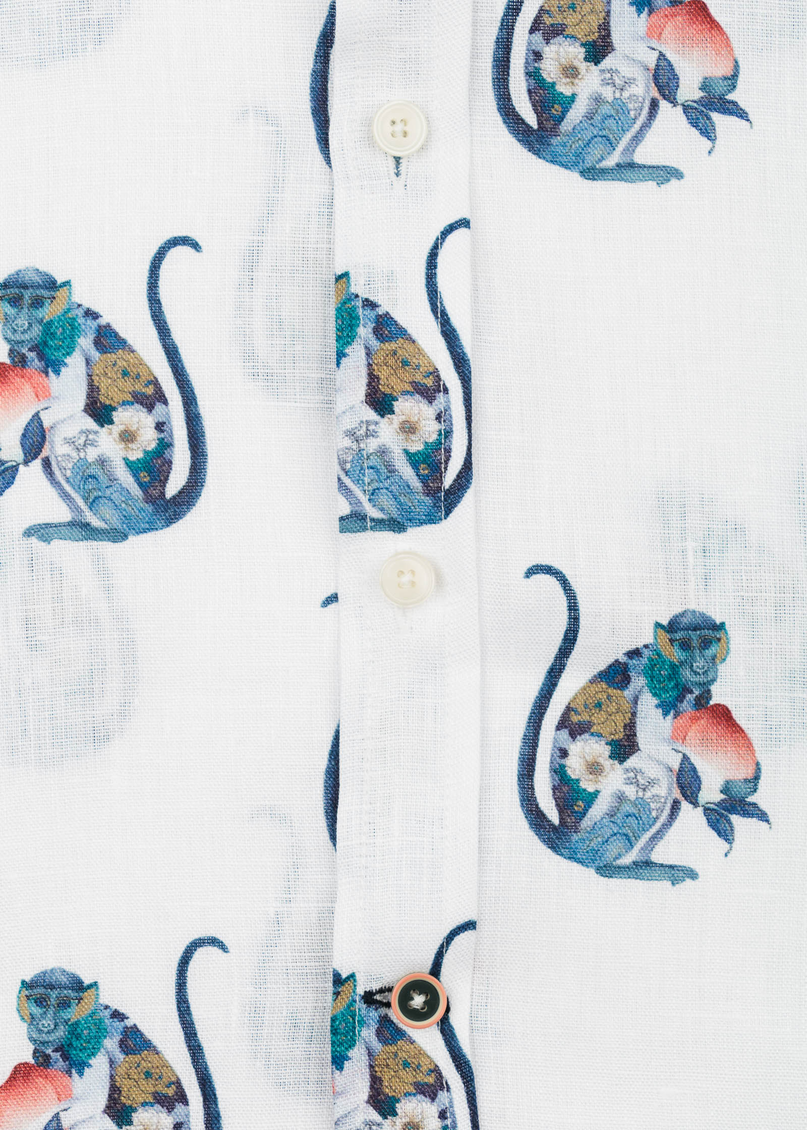 CAMISA M/C ESTAMPADA LINO PEACHES