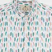 CAMISA M/C ESTAMPADA LINO