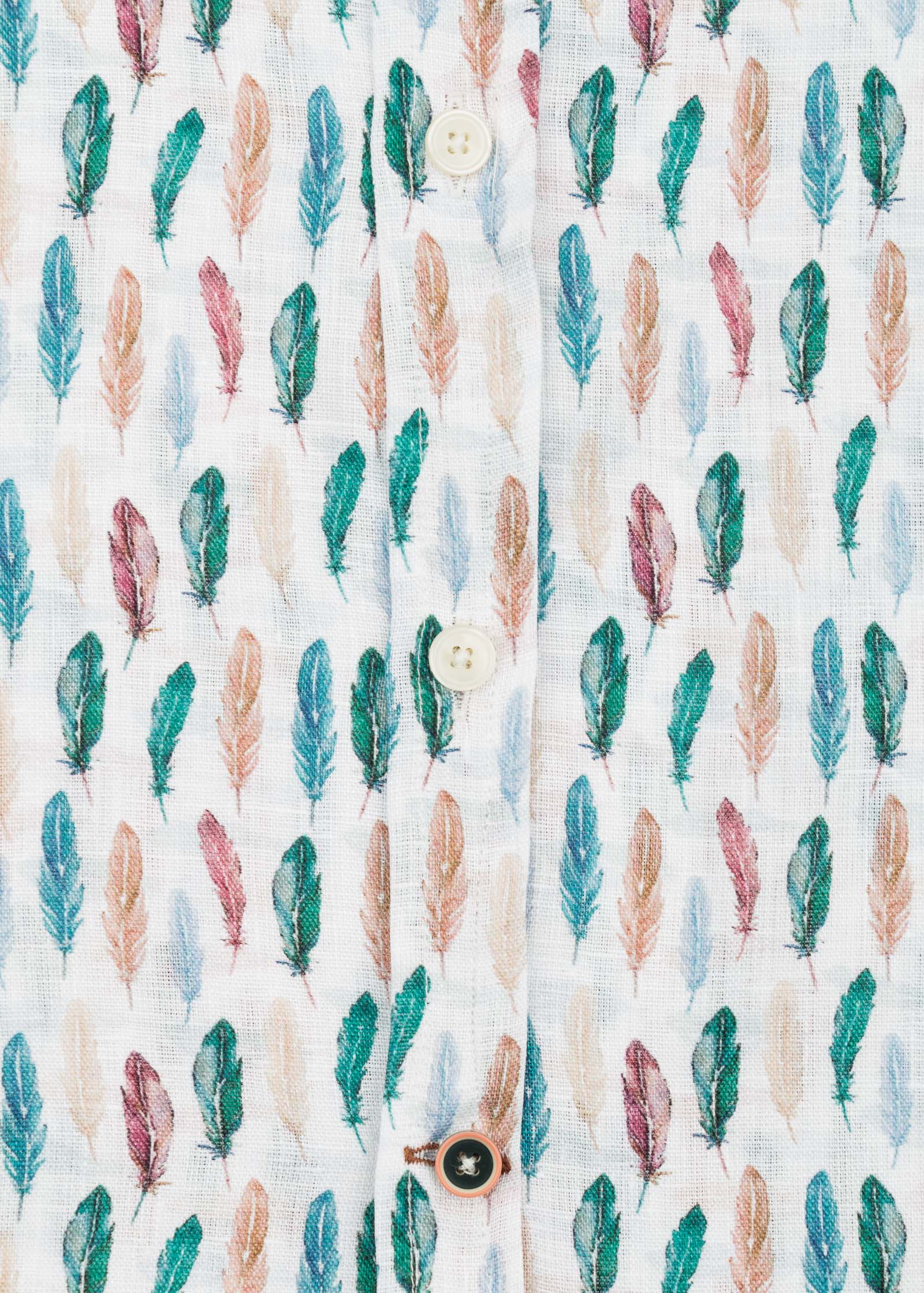 CAMISA M/C ESTAMPADA LINO