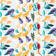 CAMISA ESTAMPADA ELASTÁN PAPAYA