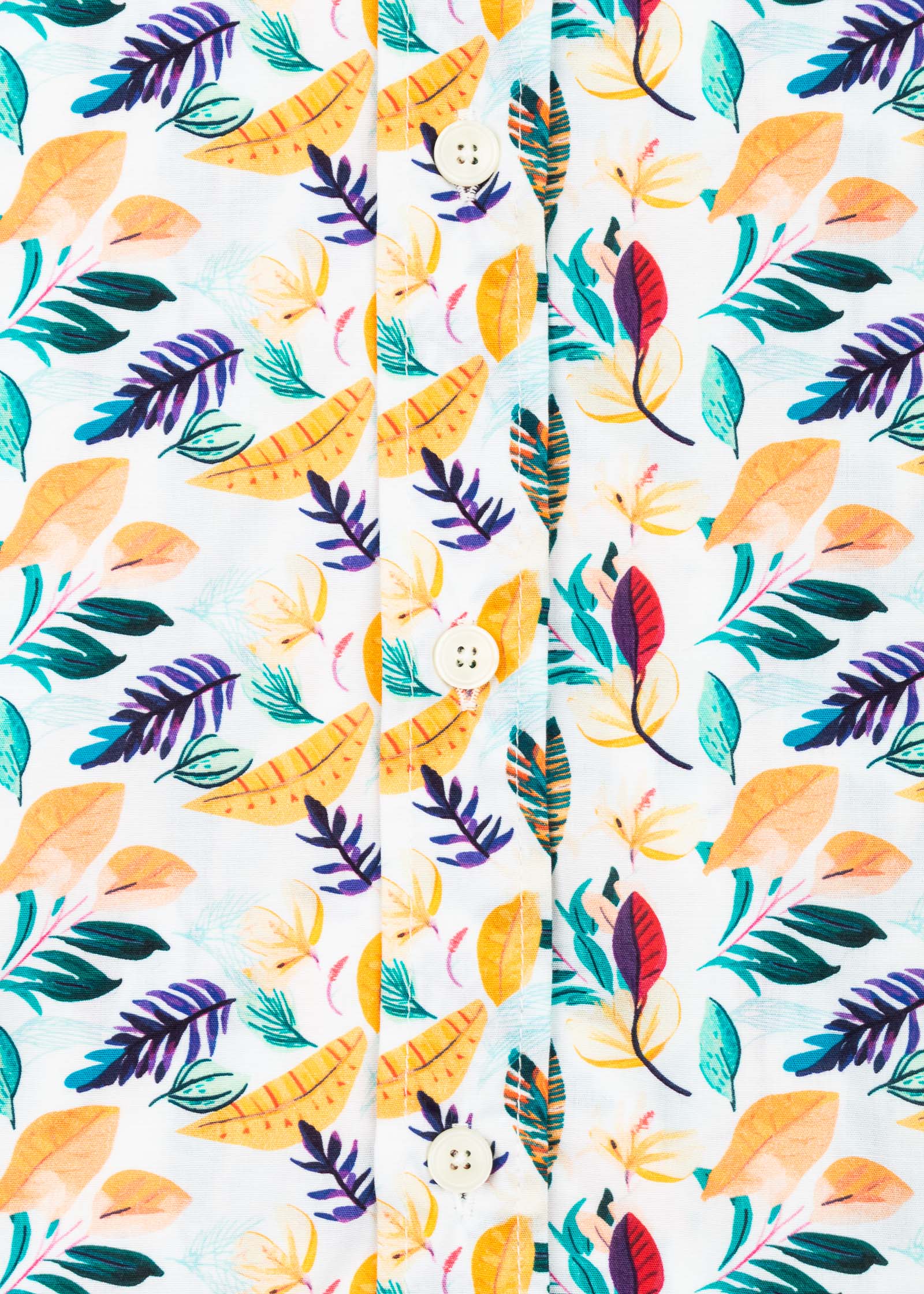 CAMISA ESTAMPADA ELASTÁN PAPAYA