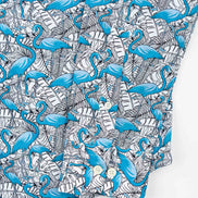 CAMISA ESTAMPADA ELASTÁN FLAMINGO