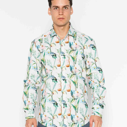 CAMISA ESTAMPADA ELASTÁN BALEARICA