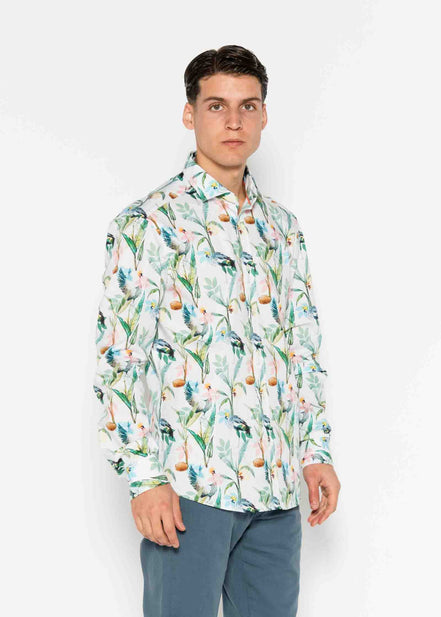 CAMISA ESTAMPADA ELASTÁN BALEARICA