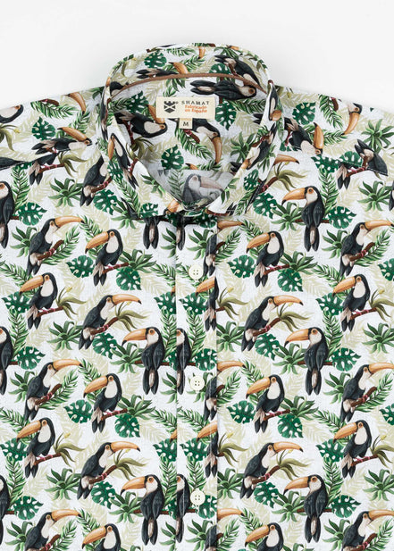 CAMISA ESTAMPADA ELASTÁN TUCÁN