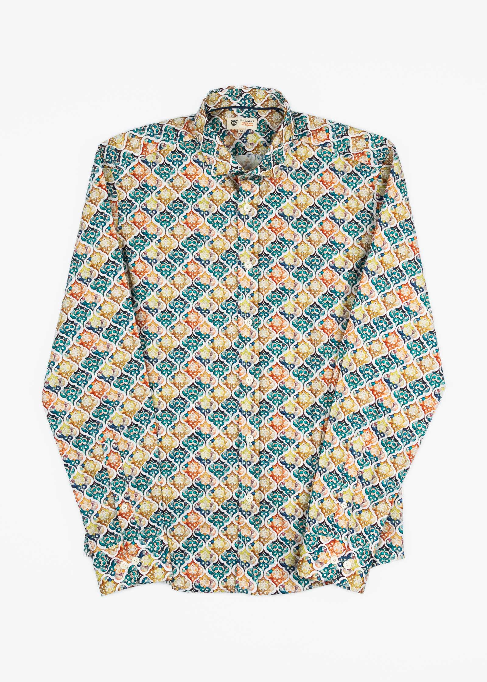 CAMISA ESTAMPADA ELASTÁN MARRUECOS
