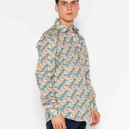 CAMISA ESTAMPADA ELASTÁN MARRUECOS