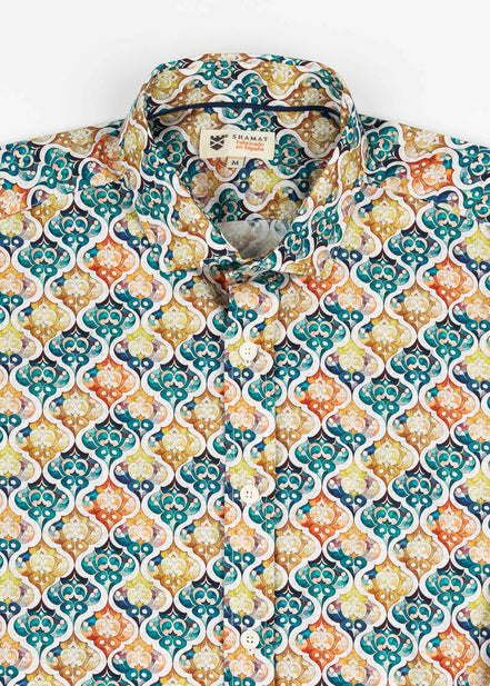 CAMISA ESTAMPADA ELASTÁN MARRUECOS
