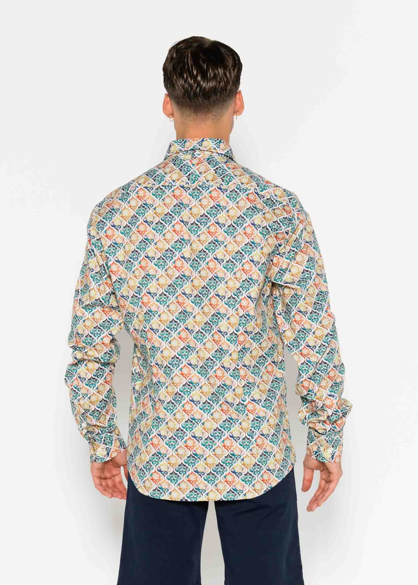 CAMISA ESTAMPADA ELASTÁN MARRUECOS