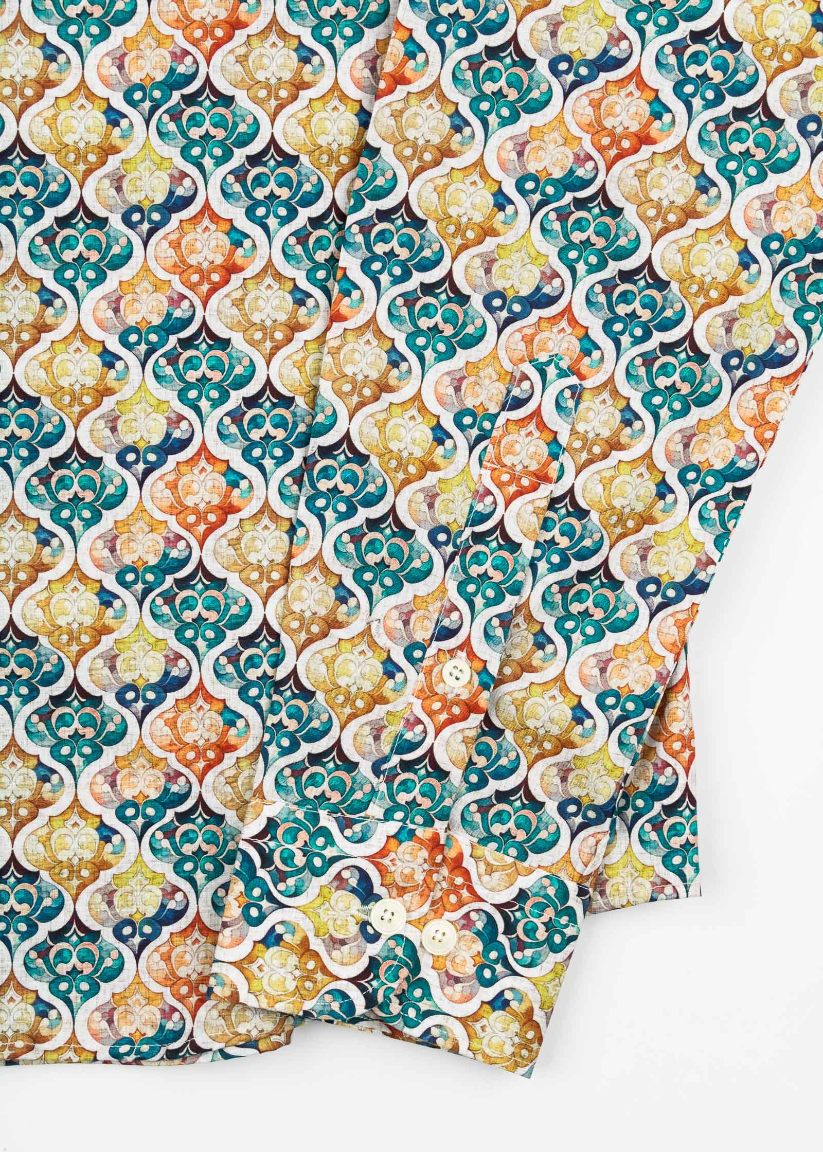 CAMISA ESTAMPADA ELASTÁN MARRUECOS