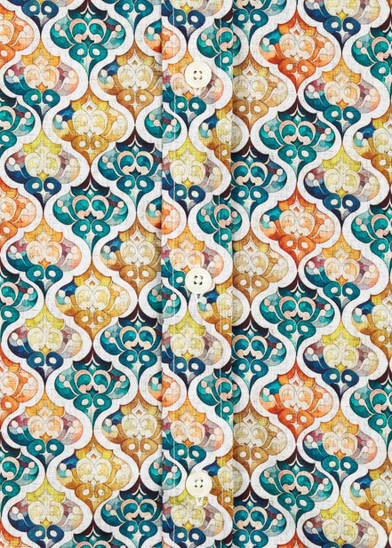 CAMISA ESTAMPADA ELASTÁN MARRUECOS
