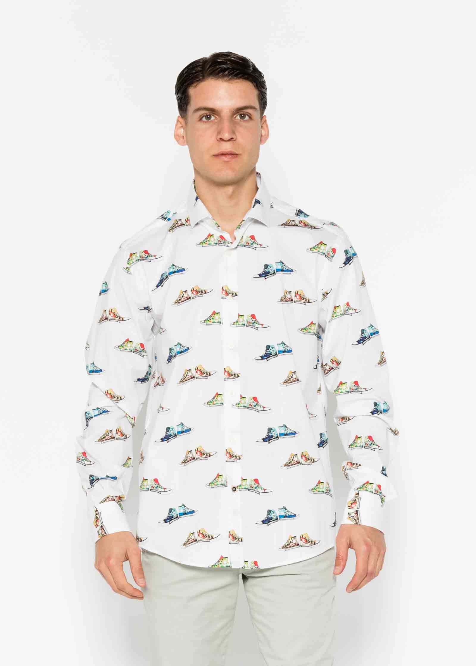 CAMISA ESTAMPADA ELASTÁN CANVAS