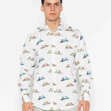 CAMISA ESTAMPADA ELASTÁN CANVAS