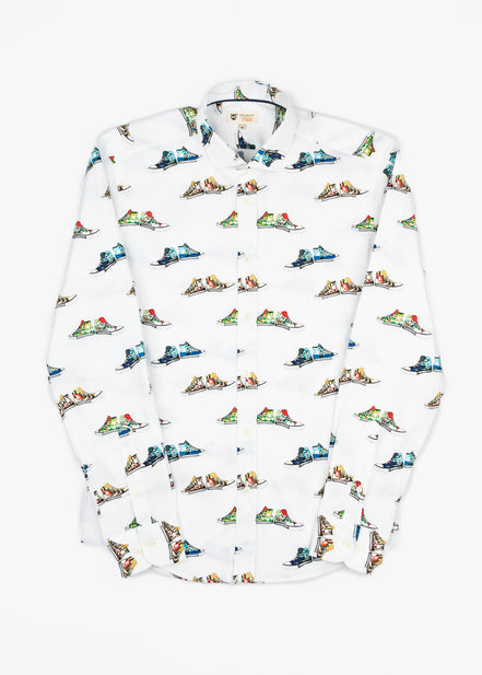 CAMISA ESTAMPADA ELASTÁN CANVAS