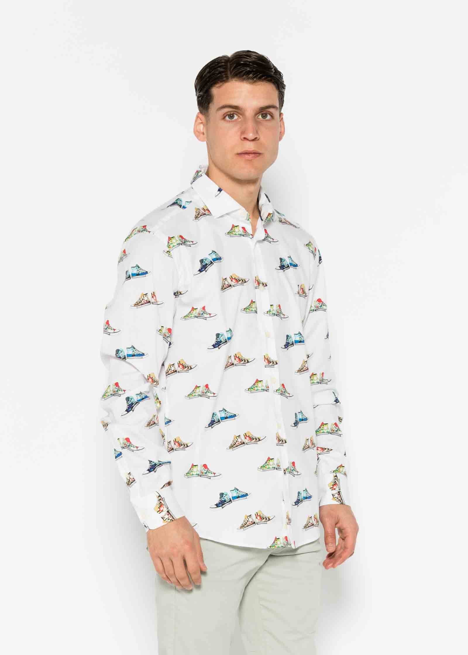 CAMISA ESTAMPADA ELASTÁN CANVAS
