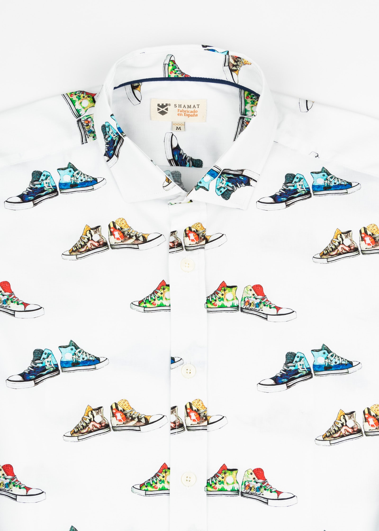 CAMISA ESTAMPADA ELASTÁN CANVAS